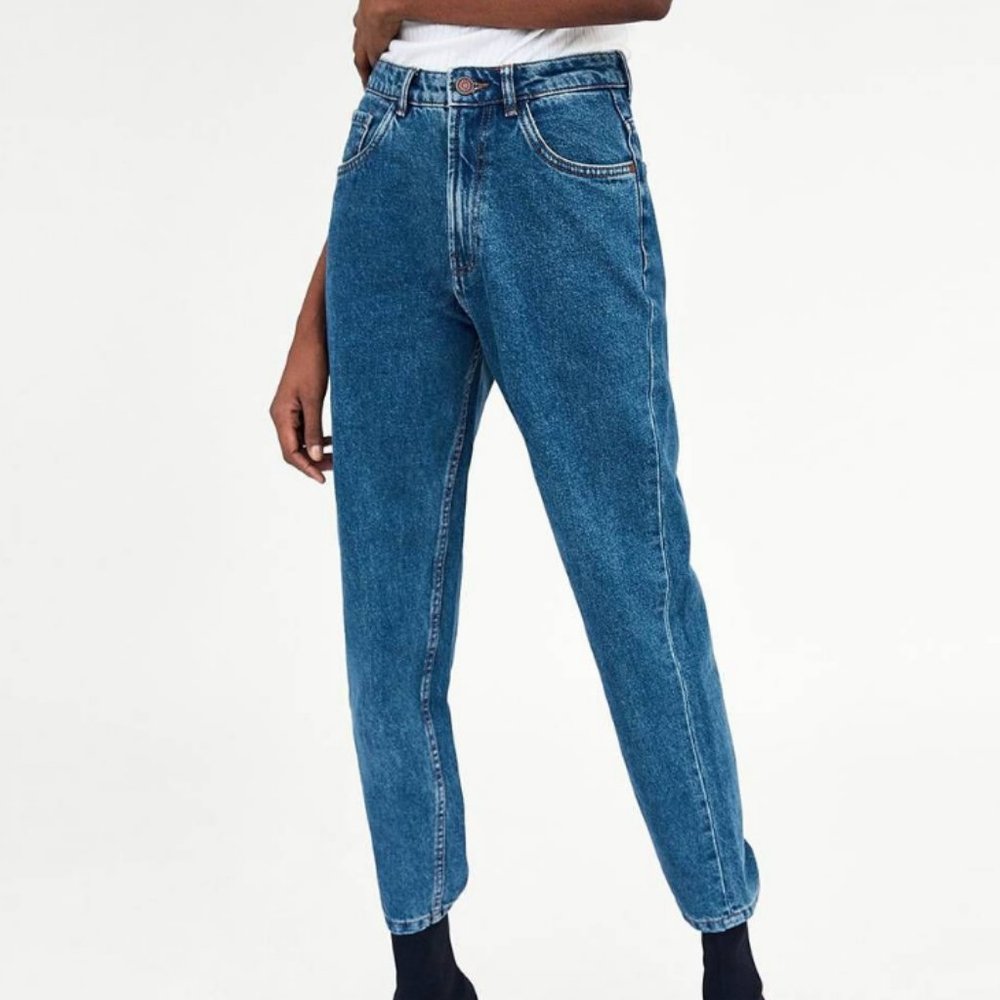 zara mom jeans